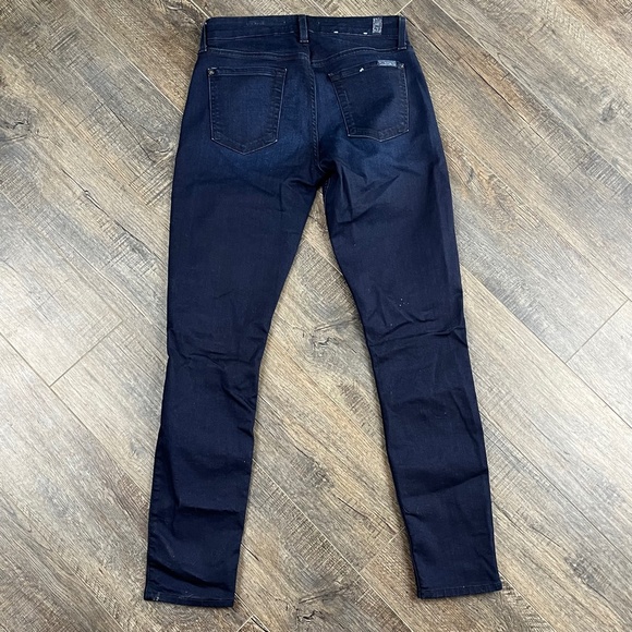 7 For All Mankind Ankle Skinny Jeans Pants Denim ((size 26)) - Picture 2 of 9